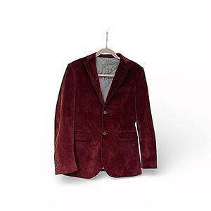 Frank & Oak Corduroy Deep Rust Men's Blazer - Size 36 - Excellent Condition